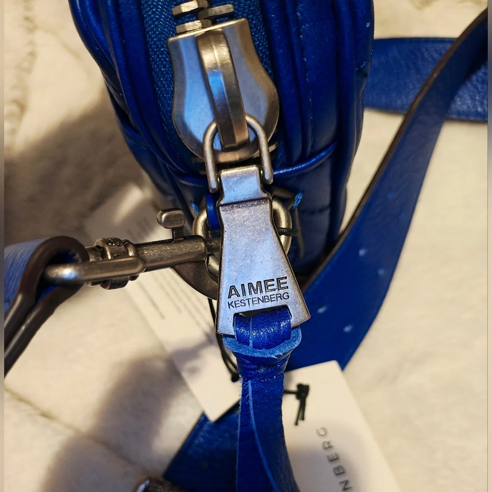 Aimee Kestenberg Cobalt Blue Crossbody Bag - Picture 5 of 13